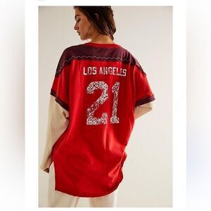 We The Free Small Half Time Long Sleeved Los Angeles 21 Tee size S